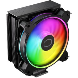 Cooler Master Hyper 212 Halo Black CPU Air Cooler, MF120 Halo² Fan,