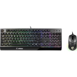 MSI Vigor GK30 Combo, 6-Zone RGB GK30 Gaming Keyboard & GM11 Gaming Mouse