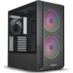 LIAN LI LANCOOL 216RX Black Steel / Tempered Glass ATX Mid Tower Computer Case